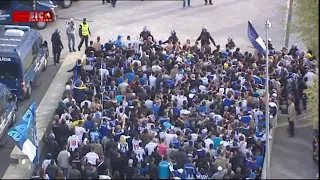 Carga Policial antes do jogo Benfica-Porto