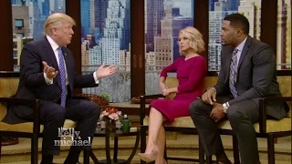 Donald Trump on LIVE with Kelly and Michael.