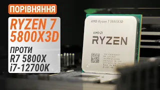Ryzen 7 5800X3D проти Ryzen 7 5800X та Core i7-12700K з DDR4 та DDR5: Кращий Ryzen для 3D-ігор?