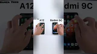 Samsung Galaxy A12 vs Redmi 9C Speed Test