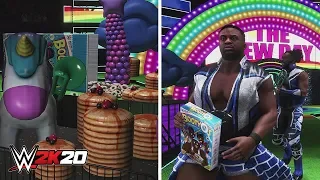 WWE 2K20 The New Day Entrance in The New Day Arena! (Includes Winning Animation)