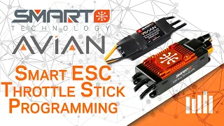 Spektrum Smart Technology - Avian Smart ESC Throttle Stick Programming