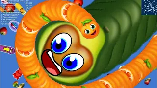 Game rắn săn mồi - game con sâu ăn trái cây - wormszone.io 2023 | Biggiun TV