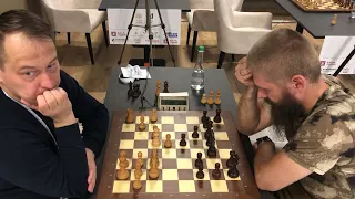 Ільмарс Старостіц GM, LAT - Костянтин Борсук IM, UKR. Saint Charbel Chess Cup'23.