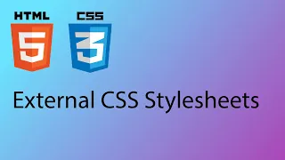 HTML & CSS 2020 Tutorial 10 - Styling your website with external stylesheets (CSS)