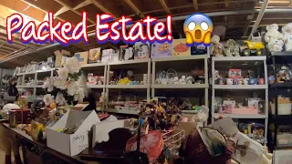 I LOVE A GOOD HOARD! ESTATE SALE Shop With Me + Haul