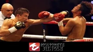 Gennady Golovkin vs Nobuhiro Ishida, Golovkin knocks Ishida out of the ring! [S2D]