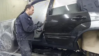 Subaru Forester полный ремонт кузова, невидимая работа