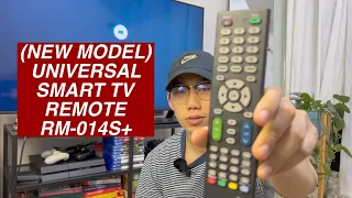 (2023 NEW MODEL RM-014S+) HUAYU Universal LED Smart TV Remote Control | SET UP TUTORIAL TAGALOG