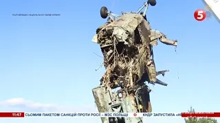 Ще один російській ударний гелікоптер МІ-35 дістали водолази Нацгвардії із Київського водосховища