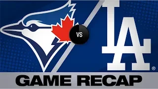 Dodgers hammer 5 homers to defeat Blue Jays | Blue Jays-Dodgers Game Highlights 8/20/19