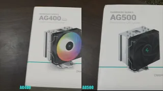 Deepcool ag400 vs ag500 cooler | Ryzen 7 5800x