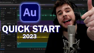 Getting started with Adobe Audition 2023 in under 6 minutes