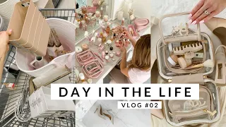 DAY IN THE LIFE!💄HOME DECOR, NEW PRODUCTS & PACK MY BAG! VLOG02