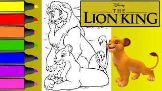 Color With The King! Disney Lion King Coloring Pages For Kids