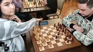D. Salimova (1611) vs M. Sechenikov (1526). Chess Fight Night. CFN. Blitz