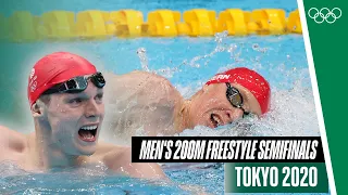 Men's 200m Freestyle Semifinals at Tokyo 2020 🏊🏻‍♂️