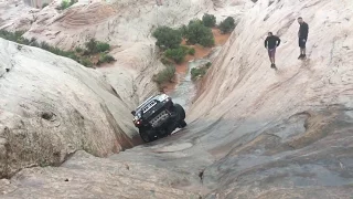 2013 4runner Trail almost flipped in Moab Utah