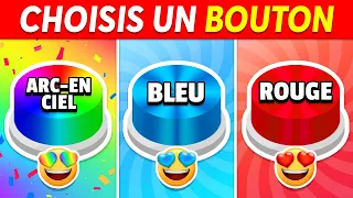 Choisis un BOUTON...! ARC-EN-CIEL ou BLEU ou ROUGE 🌈🔵🔴