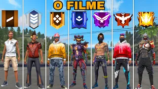 O FILME - TIPOS DE JOGADORES DE FREE FIRE DO BRONZE AO DESAFIANTE!