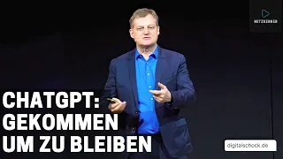 Vortrag: ChatGPT Gekommen, um zu bleiben (Vortrag) | Netzkenner Jörg Schieb