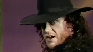 Undertaker - Royal Rumble Promo [1992-01-18]