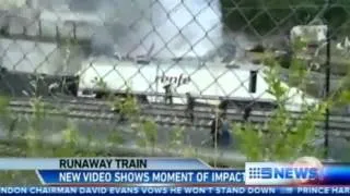 Shocking video shows high speed train crash