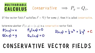 Conservative Vector Fields, Multivariable Calculus