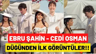 Ebru Şahin Cedi Osman düğünü olay oldu! Makedonya’dan ilk görüntüler!