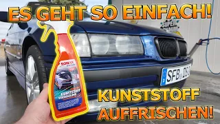 Kunststoff auffrischen und versiegeln mit der Sonax XTREME Ceramic Kunststoff Versiegelung Teil 1