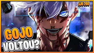 BOMBA! GOJOU VOLTOU DOS MORTOS EM JUJUTSU KAISEN? OU É A MAIOR FAKE NEWS DA INTERNET? JJK 260