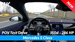 Mercedes S-Class 2021 AMG Line - POV test drive in 4K | HUD, Autopilot, 0 - 100 km/h