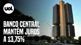 Banco Central mantém juros a 13,75% em última reunião do Copom antes das eleições