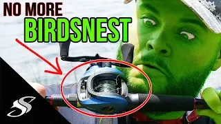 How to fine tune a DUAL Brake Baitcaster to PREVENT Birdsnest + Fishing