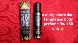 Axe signature dark temptation body perfume 154 ml