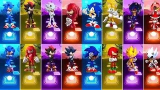 All Video Meghamix - Sonic The Hedgehog - Shadow The Hedgehog - Silver The Hedgehog || Tiles Hop 🎯🎶