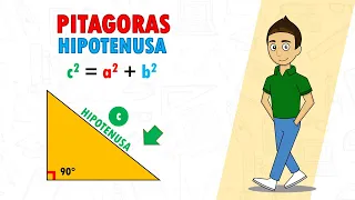 COMO CALCULAR LA MEDIDA DE LA HIPOTENUSA - Super Facil - Teorema de Pitagoras