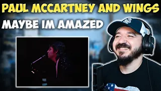 PAUL MCCARTNEY AND WINGS - Maybe I'm Amazed' (Live from Rockshow) | FIRST TIME REACTION