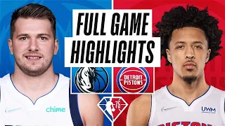 Dallas Mavericks vs. Detroit Pistons Full Game Highlights | April 6 | 2022 NBA Season