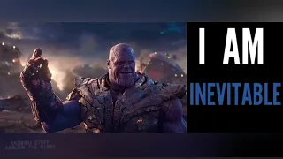 " I AM INEVITABLE " THANOS | Avengers 4 Endgame [ 4K UHD 60 FPS ]