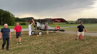 Nieuport 23 C-1 Start und Landung