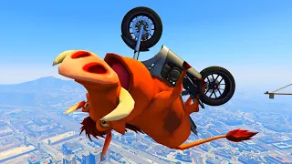 Crash Ragdolls GTA 5 PUMBAA Funny Moments Jumps / Fails / Karma / Stunts / Water Ragdolls 4K 😂