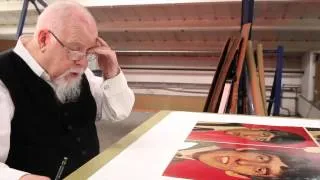 Sir Peter Blake at Coriander Studios