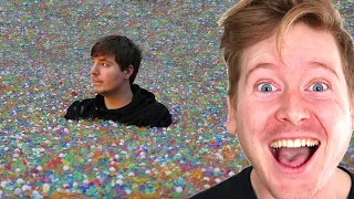 MrBeast Put 100 Million Orbeez In His Friend's Backyard