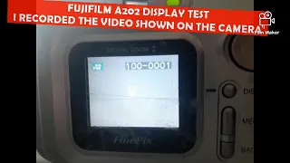 Fujifilm A202 DISPLAY TEST