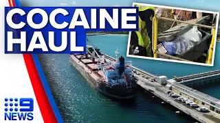 Over 800kg of cocaine seized in WA | 9 News Australia