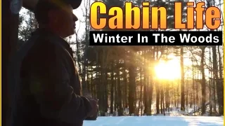 CABIN TIME. Winter In The Woods.