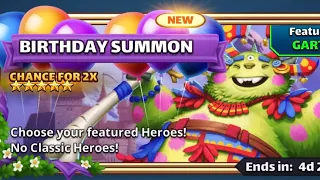 Empires and Puzzles Birthday Celebration Summons