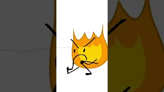 Firey on a railway picking up stones 🔥🔥 #bfdi #bfb