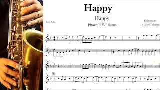 Happy - Partitura - Sax Alto - Sheet Music